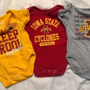 3 ISU Football Onesies